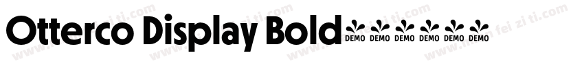 Otterco Display Bold字体转换